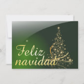 Motivo navideño verde con arbol de navidad. V2.0 (Voorkant)