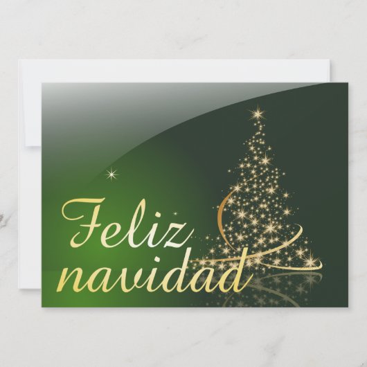 Motivo navideño verde con arbol de navidad. V2.0 (Voorkant)
