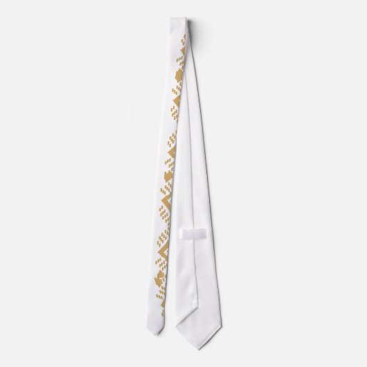 Motivos indígenas Yanomamis Brasileiros Stropdas (Achterkant)