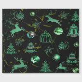 Motivos navideños cadeaupapier (Vlak)