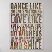 MOTIVTIONELE DANS ZOALS GEEN POSTER KIJKEN (Voorkant)