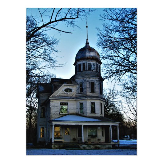 "Motley Castle" Foto Afdruk (Voorkant)