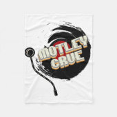 Mötley Crüe Vinyl  esthetisch Fleece Deken (Voorkant)