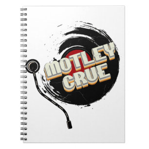 Mötley Crüe Vinyl  esthetisch Notitieboek