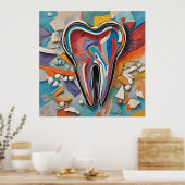 Motley Dental Art Poster (Keuken)