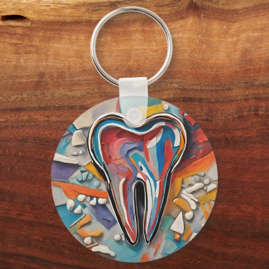 Motley Dental Art Sleutelhanger (Voorkant)