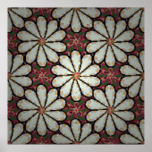 Motley illustratie. Kleine kleurrijke bloemen. Spr Poster (Voorkant)