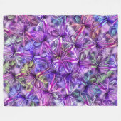 Motley paardenbloemen, abstract patroon fleece deken (Voorkant (Horizontaal))