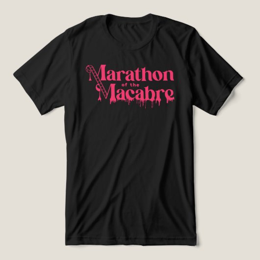 MOTM24 Logo Unisex Shirt - Roze op zwart (Design voorkant)