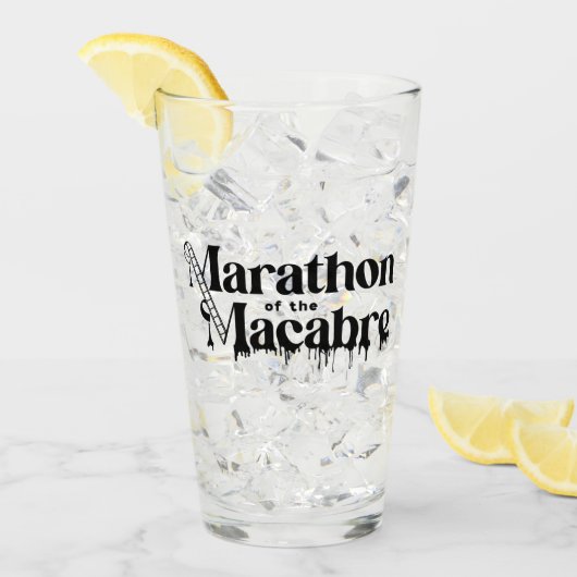 MOTM24 Pint Glas - Zwart (Voorkant ijs)