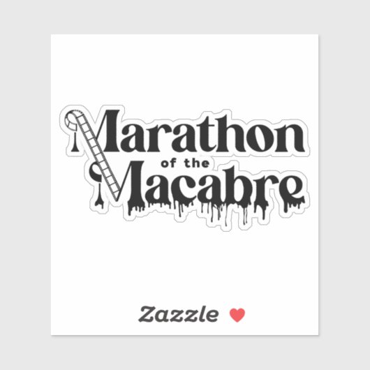 MOTM24 Sticker - Zwarte Logo op Wit (Vel)