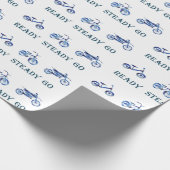 Moto Bike Cross Cadeaupapier (Hoek)