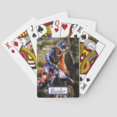 Moto Bike Raider Pokerkaarten (Achterkant)