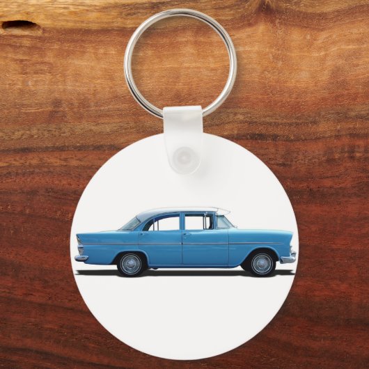 Moto |  Blauwe Holden Sleutelhanger (Voorkant)