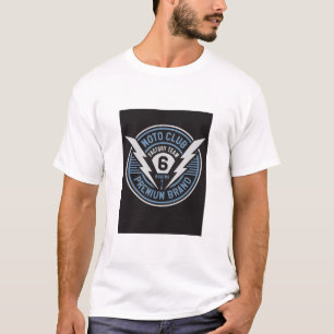 Moto Club Blue Factory Racing Badge T-shirt