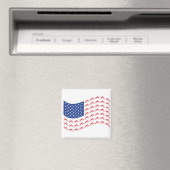 mOTO-cROSS-fLAG-wAVE Magneet (Insitu (Vaatwasser))
