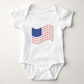 mOTO-cROSS-fLAG-wAVE Romper (Voorkant)