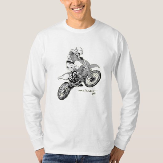 Moto Cross Rider T-shirt (Voorkant)