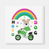 Moto Dog Magneet (Voorkant)