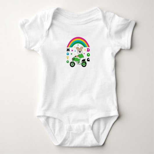 Moto Dog Romper (Voorkant)
