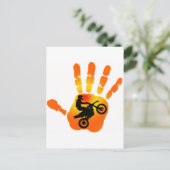 Moto Exhaust Take Briefkaart (Staand voorkant)