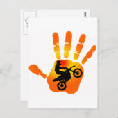 Moto Exhaust Take Briefkaart (Voorkant / Achterkant)