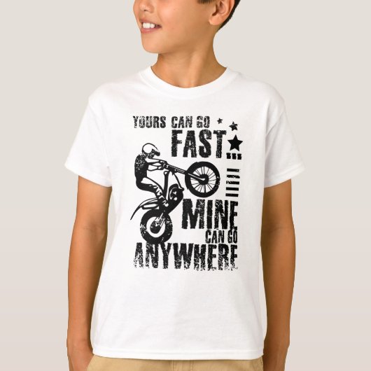 Moto-fiets snel t-shirt (Voorkant)