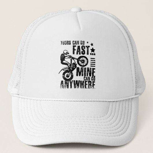 Moto-fiets snel trucker pet (Voorkant)