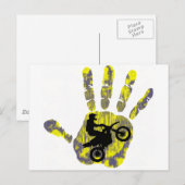 Moto Fresh Paint Briefkaart (Voorkant / Achterkant)