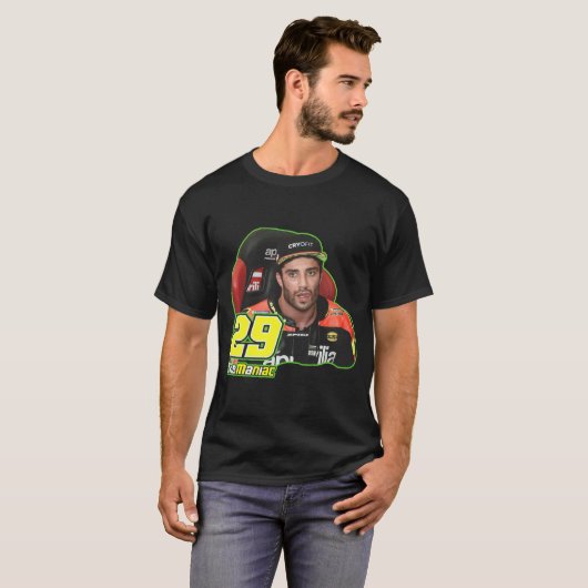 Moto Gp Andrea Lanone T-shirt (Voorkant volledig)
