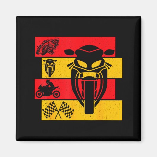 Moto Gp Motorcycle Gp Racing Motorcycles Biker Boy Magneet (Voorkant)