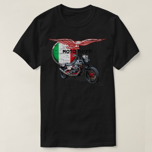 Moto Guzzi in nood T-shirt (Design voorkant)