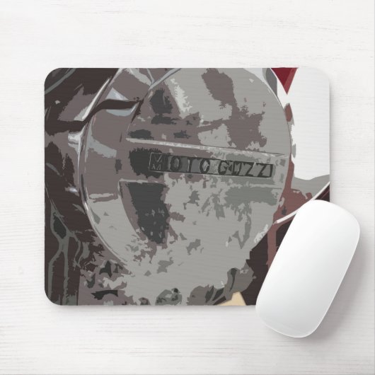 Moto Guzzi Mousepad Muismat (Met muis)