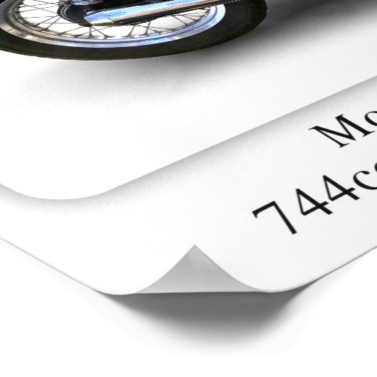 Moto Guzzi V7 Special Motorcycle - Afdrukformaat A Poster (Hoek)