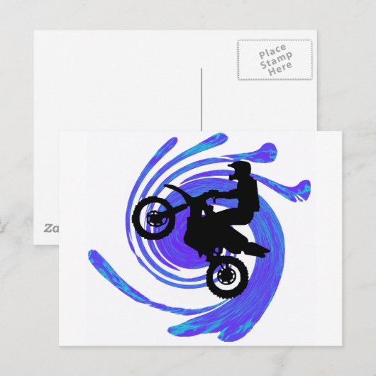 Moto-korst Briefkaart (Voorkant / Achterkant)