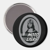 Moto Lisas Ronde Magneet (verschillende maten besc (Voorkant / Achterkant)