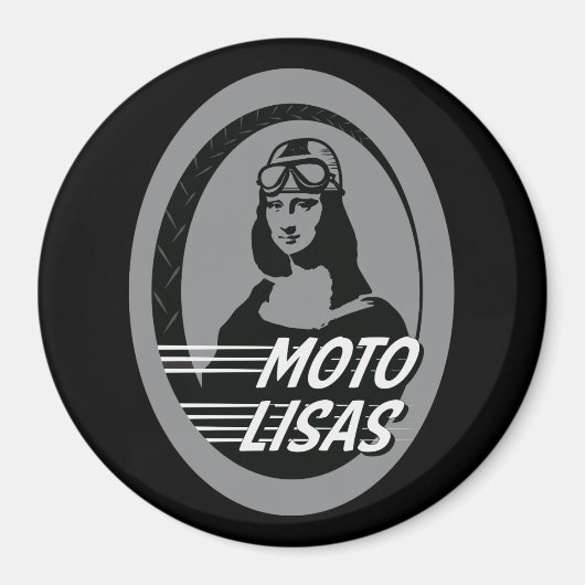 Moto Lisas Ronde Magneet (verschillende maten besc (Voorkant)