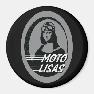 Moto Lisas Round Magnet (verschillende grootten be