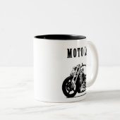 Moto Loco Coffee-Mok Tweekleurige Koffiemok (Voorkant rechts)