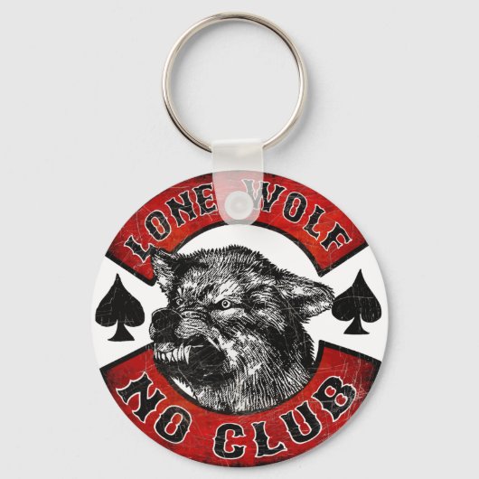 Moto Lone Wolf Sleutelhanger (Voorkant)