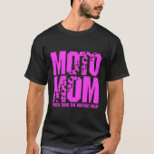 Moto Moeder Er dan de gemiddelde moeder T-shirt (Voorkant)
