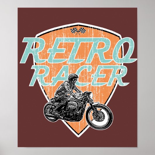 Moto racer poster (Voorkant)