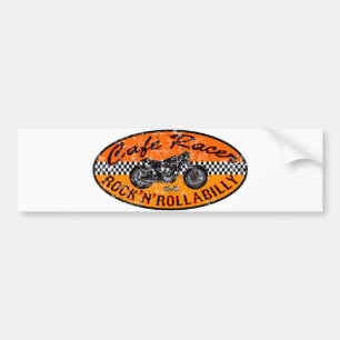 Moto raceverslaafde bumpersticker