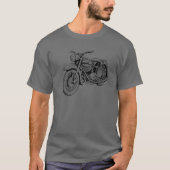 Moto Retro  motorfiets Scrambler Riding Gea T-shirt (Voorkant)