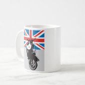 Moto | Retro Vespa Koffiemok (Voorkant links)