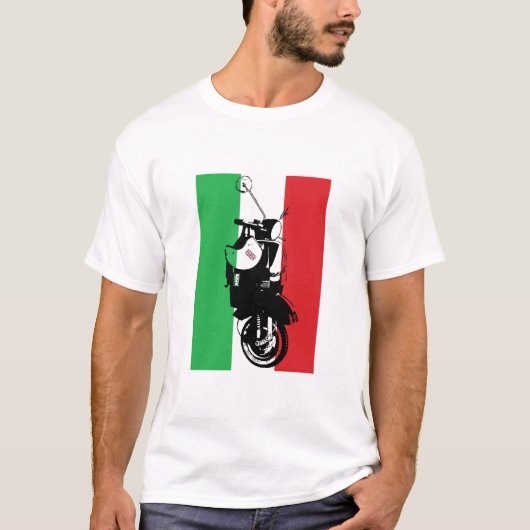Moto | Retroscooter T-shirt (Voorkant)