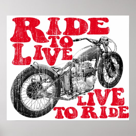 Moto-rit Poster (Voorkant)