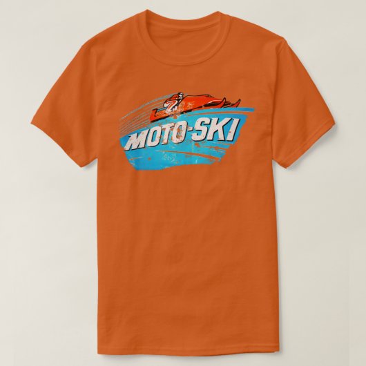 Moto Ski 1 T-shirt (Design voorkant)