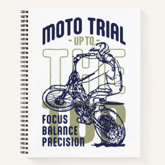 Moto Trial naar de top Notitieboek