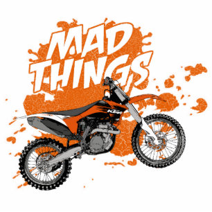 Moto waanzin staand fotobeeldje 